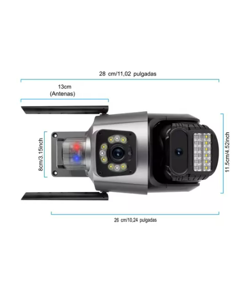 CAMARA DE SEGURIDAD IP WIFI PTZ 360° Centinela 360°