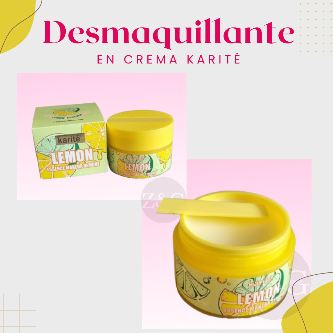 DESMAQUILLANTE EN CREMA LIMON KARITE