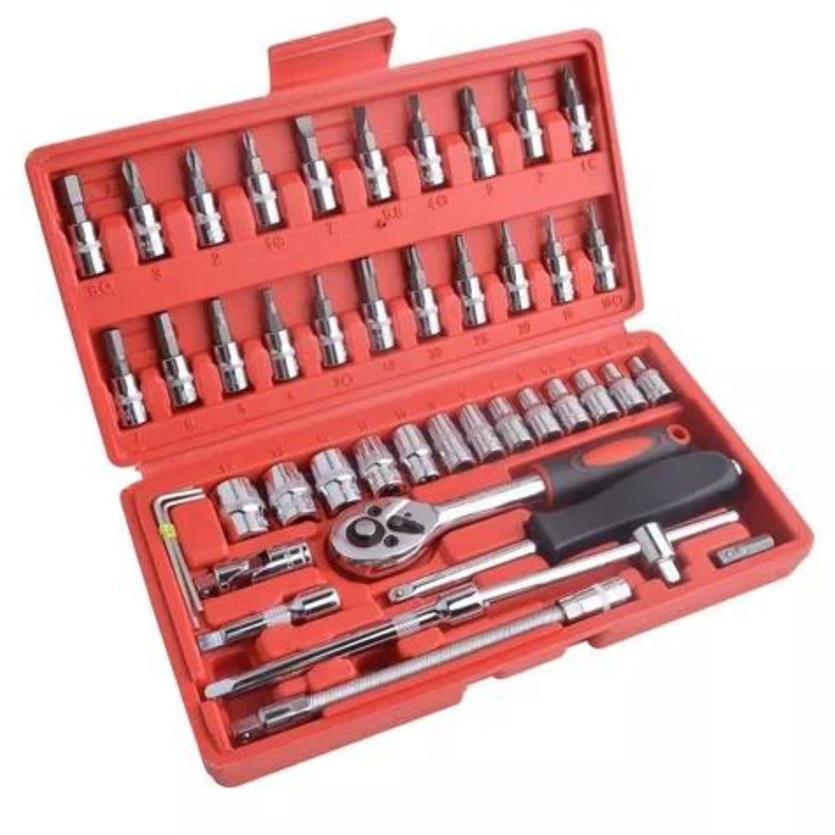 Caja de herramientas de 46 piezas