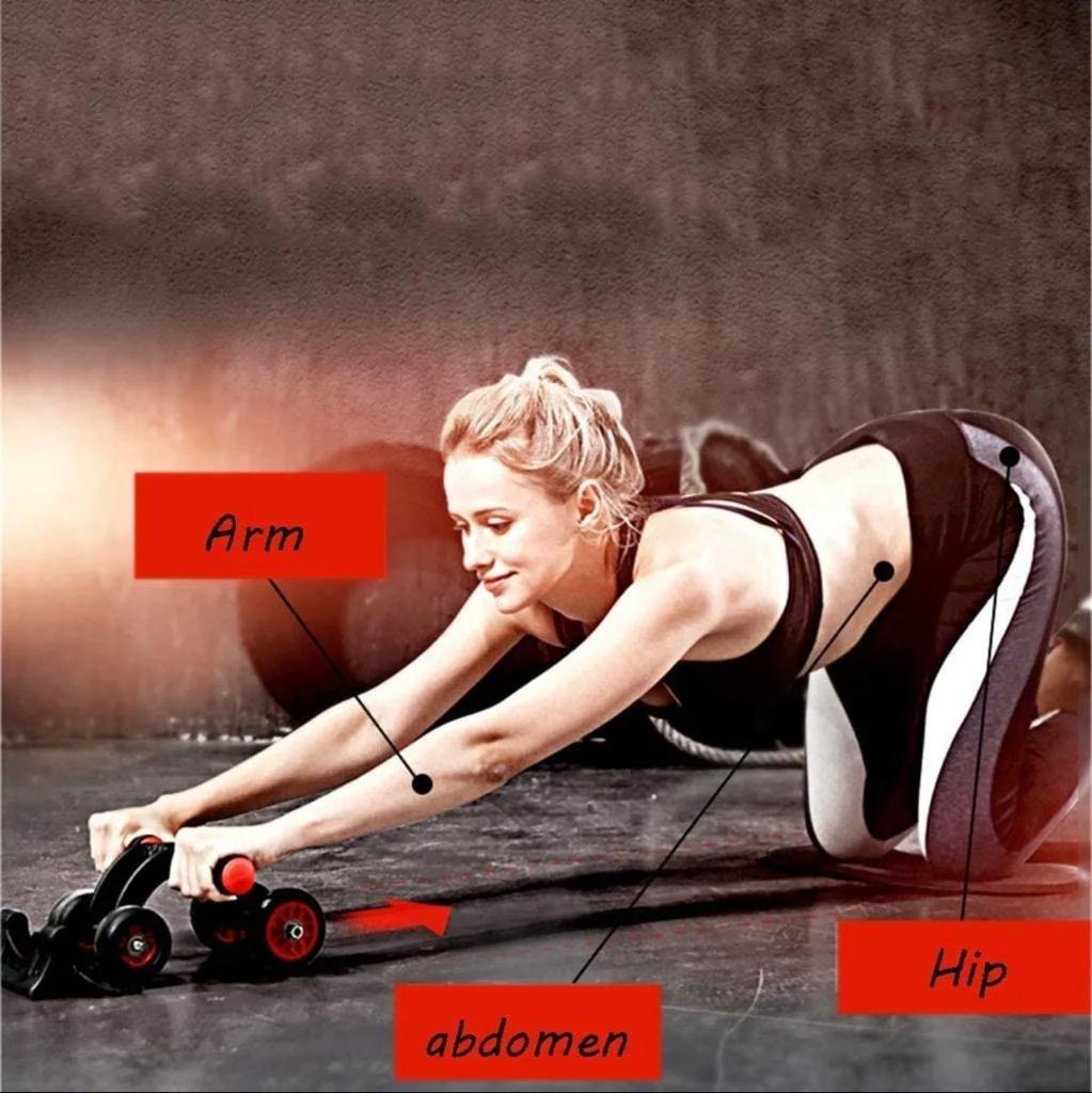 RUEDA ABDOMINAL DE 4 RUEDAS