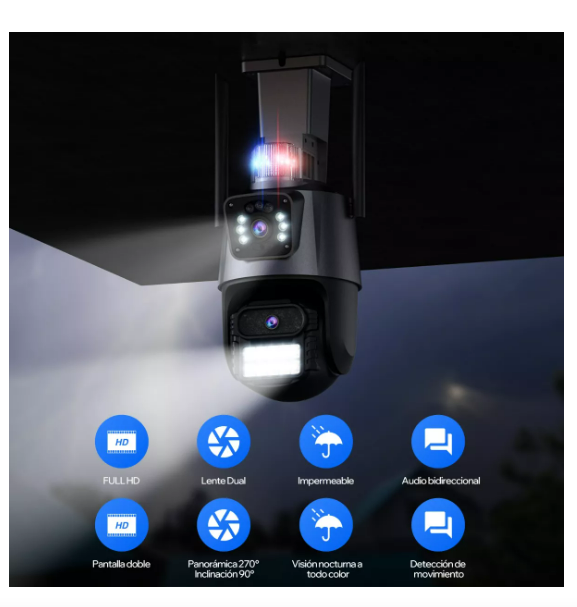 CAMARA DE SEGURIDAD IP WIFI PTZ 360° Centinela 360°