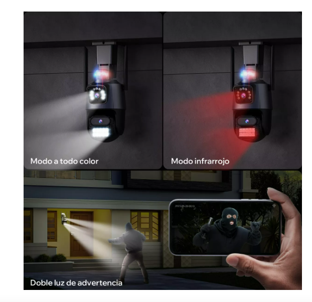 CAMARA DE SEGURIDAD IP WIFI PTZ 360° Centinela 360°