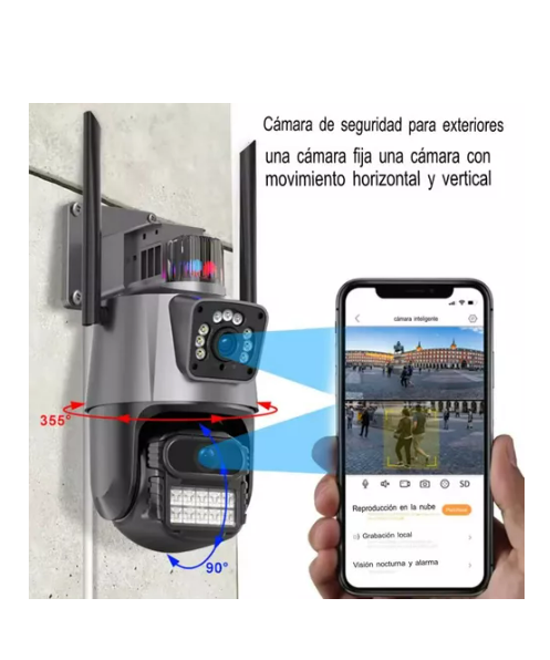 CAMARA DE SEGURIDAD IP WIFI PTZ 360° Centinela 360°