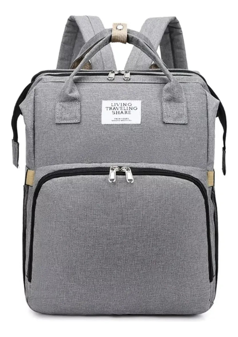 TODOBEBE™ - Bolsa Mochila De Pañales Para Papás -  Cama De Bebé Plegable