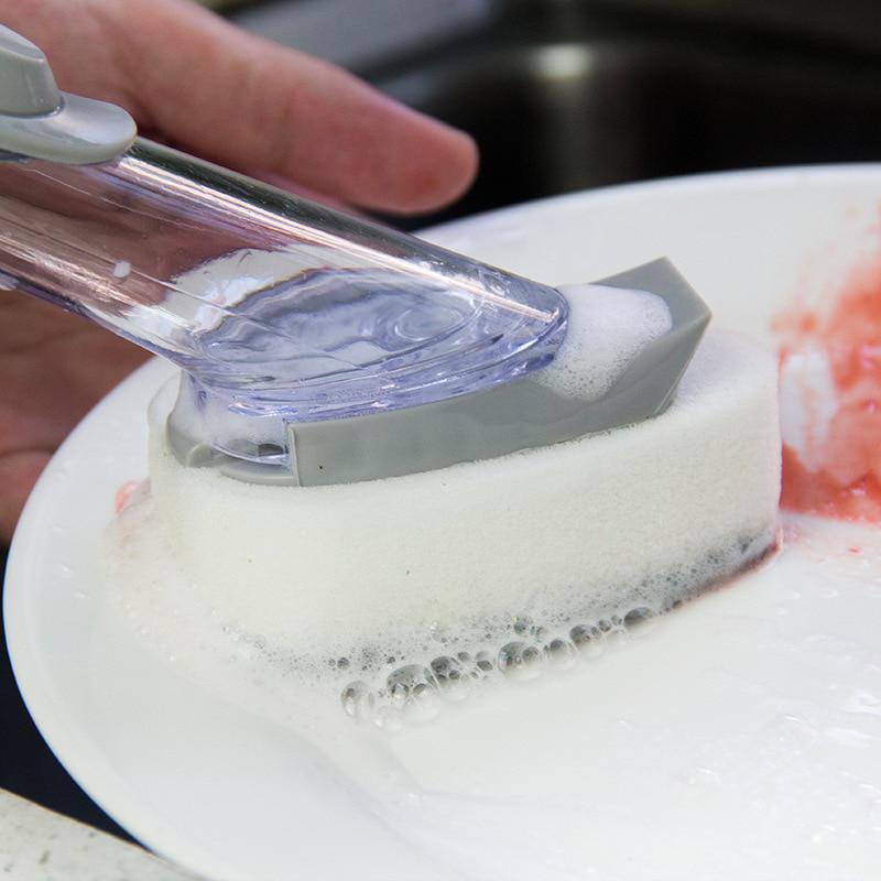 BRILLO JET™ - CEPILLO DISPENSADOR JABON LIMPIEZA HOGAR